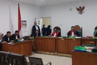 Saat Majelis Hakim bacakan putusan terdakwa Zulkarnain di PN Palembang, Senin (20/4/2026)