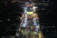 Car Free Night di Jalan Kolonel Atmo Palembang. Foto: Diskominfo Palembang.