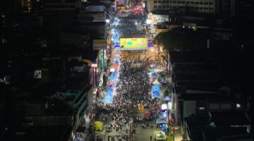 Car Free Night di Jalan Kolonel Atmo Palembang. Foto: Diskominfo Palembang.