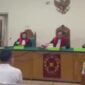 Saat Terdakwa dihadirkan di sidang PN Tipikor Palembang, Selasa (21/4/2026)
