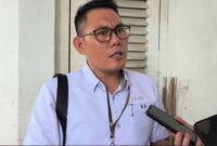 penasihat hukum terdakwa Robi Vitergo, Sapri Samsudin, SH, MH, saat ditemui di PN Palembang, Selasa (21/4/2026)