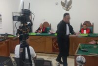 Saat JPU bacakan Replik di sidang yang digelar di PN Tipikor Palembang, Selasa (21/4/2026)
