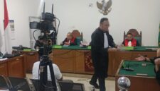 Saat JPU bacakan Replik di sidang yang digelar di PN Tipikor Palembang, Selasa (21/4/2026)