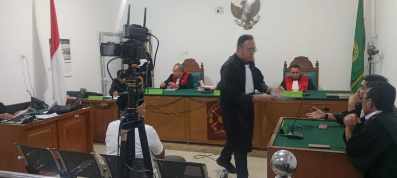 Saat JPU bacakan Replik di sidang yang digelar di PN Tipikor Palembang, Selasa (21/4/2026)