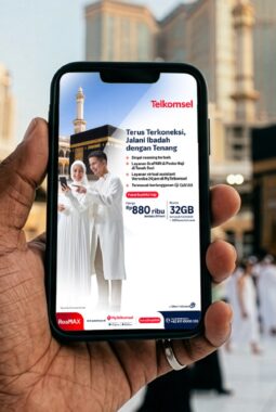Ibadah Haji Tenang dengan Paket RoaMAX Haji Telkomsel, Kuota Hingga 42GB, termasuk 2GB di Indonesia + 1GB di 13 Negara Transit