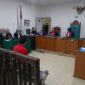 Saat JPU bacakan tuntutan Pidana persidangan yang digelar di PN Palembang, Selasa (21/4/2026)
