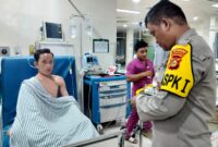 Foto korban saat di RS Bari