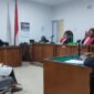 Saat Hakim Ketua bacakan putusan sela dipersidangan yang digelar di PN Tipikor Palembang, Rabu (22/4/2026)