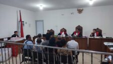 Saat para saksi dihadirkan dipersingan yang digelar di PN Tipikor Palembang, Rabu (22/4/2026)