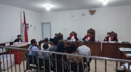 Saat para saksi dihadirkan dipersingan yang digelar di PN Tipikor Palembang, Rabu (22/4/2026)