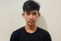 DC, Pelaku Penganiayaan di OKU Selatan saat berhasil diamankan Kepolisian. 