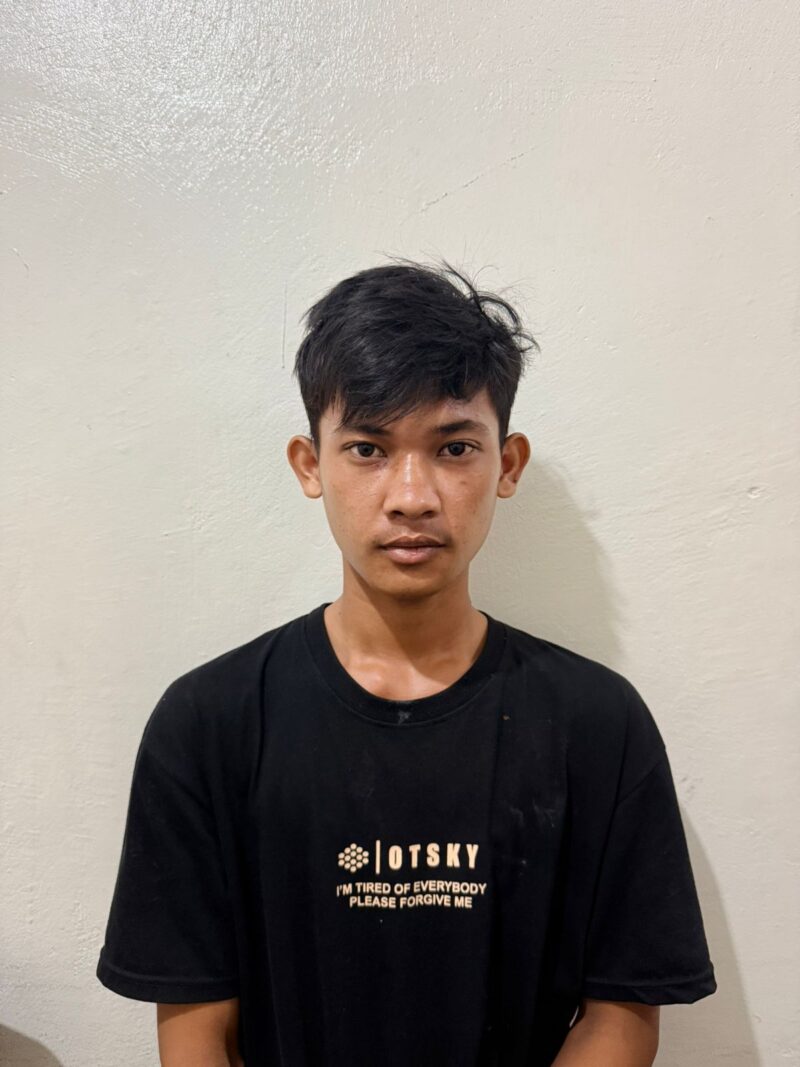 DC, Pelaku Penganiayaan di OKU Selatan saat berhasil diamankan Kepolisian. 