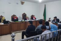 Saat Para saksi dihadirkan di PN Tipikor Palembang, Kamis (23/4/2026)