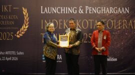 fhoto (istimewa/humas pemkota pagaralam) : penghargaan sebagai toleransi zona berkembang untuk pagar alam dari setara institute
