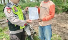 Antisipasi Karhutla, Polsek Buay Madang Timur Gencarkan Sosialisasi Maklumat Kapolda di Desa-Desa