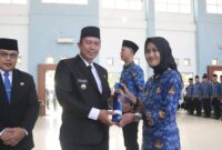 fhoto : prosesi pelantikan dan pengambilan sumpah cpns kota pagar alam