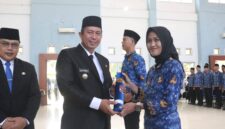 fhoto : prosesi pelantikan dan pengambilan sumpah cpns kota pagar alam