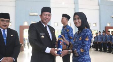 fhoto : prosesi pelantikan dan pengambilan sumpah cpns kota pagar alam