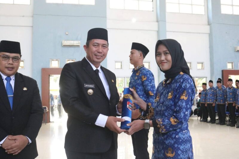 fhoto : prosesi pelantikan dan pengambilan sumpah cpns kota pagar alam