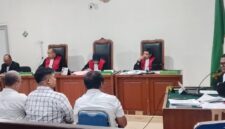 Saat para saksi dihadirkan disidang Tipikor Palembang, Senin (27/4/2026)