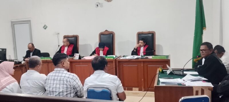 Saat para saksi dihadirkan disidang Tipikor Palembang, Senin (27/4/2026)