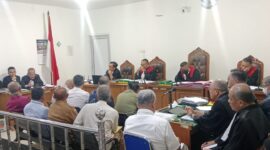 Saat para saksi dihadirkan di PN Tipikor Palembang, Senin 27/4/2026)