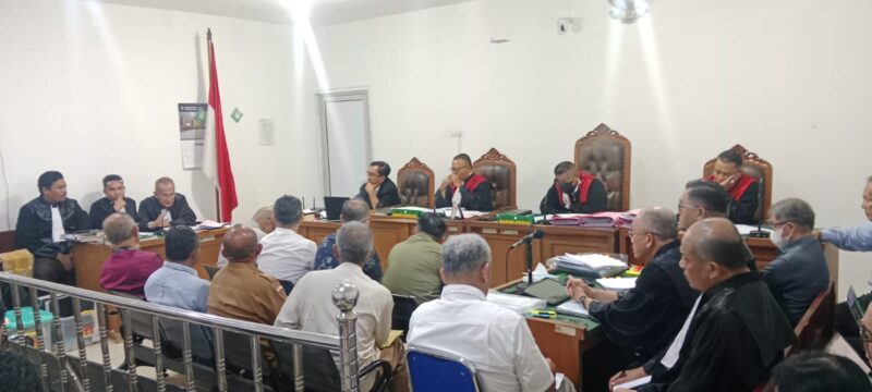 Saat para saksi dihadirkan di PN Tipikor Palembang, Senin 27/4/2026)