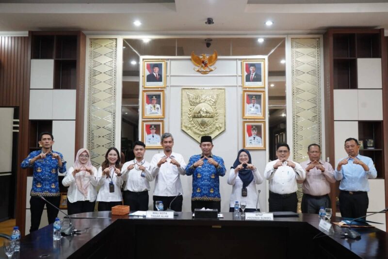 fhoto : entry meeting bpkp sumsel bersama pemerintah kota pagar alam