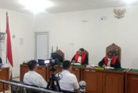 Saat JPU KPK RI bacakan tuntutan Pidana terhadap dua Terdakwa di persidangan yang digelar di PN Tipikor Palembang, Selasa (28/4/2026)