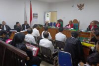 Saat para saksi dihadirkan di PN Tipikor Palembang, Selasa (28/4/2026)