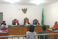 Saat JPU hadirkan dua Orang saksi di persidangan di PN Palembang, Selasa (28/4/2026)