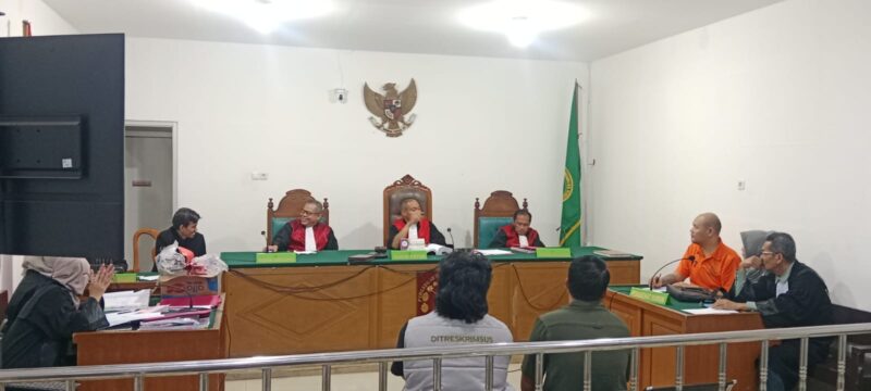Saat JPU hadirkan dua Orang saksi di persidangan di PN Palembang, Selasa (28/4/2026)