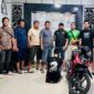 Tersangka saat diamankan di Polres OKU Timur. Foto: polisi.