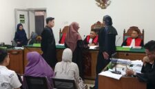 Saat para hadirkan di PN Tipikor Palembang Rabu (29/4/2026)