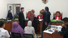 Saat para hadirkan di PN Tipikor Palembang Rabu (29/4/2026)