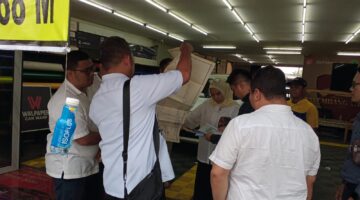 Tim PUPR Kota Palembang Sidak Lokasi Diduga Penggunaan Fasilitas Umum