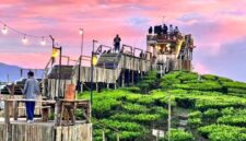 fhoto : bukit tungguan salah satu objek wisata yang ditutup sementara terkait regulasi dan izin