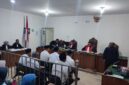 Saat enam terdakwa dihadirkan di PN Tipikor Palembang, kamis (30/4/2026)