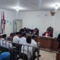 Saat enam terdakwa dihadirkan di PN Tipikor Palembang, kamis (30/4/2026)