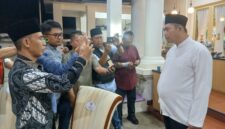 Fhoto : konfrensi pers walikota pagar alam terkait polemik penutupan objek wisata di kawasan gunung dempo