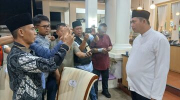 Fhoto : konfrensi pers walikota pagar alam terkait polemik penutupan objek wisata di kawasan gunung dempo