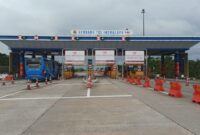 Gerbang Tol Indralaya. Foto: Hutama Karya.