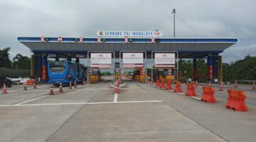 Gerbang Tol Indralaya. Foto: Hutama Karya.