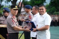 Foto :  Dirkrimsus Gorontalo menerima penghargaan