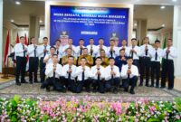 Bupati Muba HM TOHA Melepas pelajar ke migas Cepu
