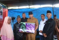 Walikota Pagar Alam hadiri launching serentak perbaikan RLTH dan ground breaking