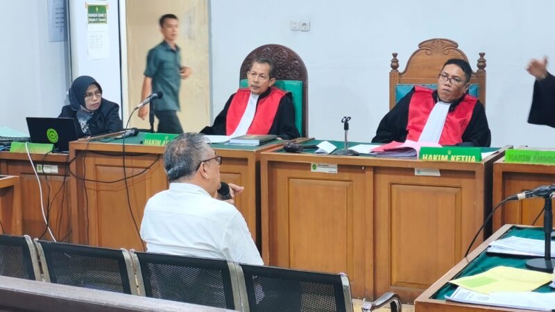 Saat saksi dihadirkan di PN Tipikor Palembang, Rabu (6/5/2026)