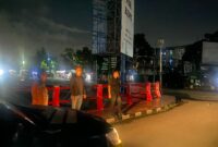 Lokasi tempat akan terjadinya tawuran yang dibubarkan Kepolisian 