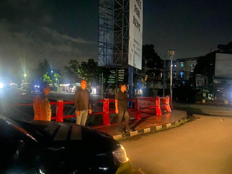 Lokasi tempat akan terjadinya tawuran yang dibubarkan Kepolisian 