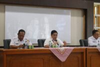 rapat persetujuan pbg untuk sppg di kota pagar alam